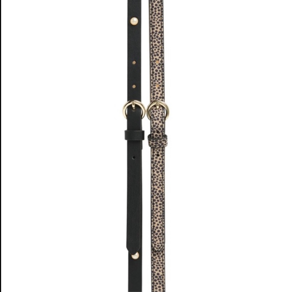 LINEA PELLE 2 for 1 Skinny Belts